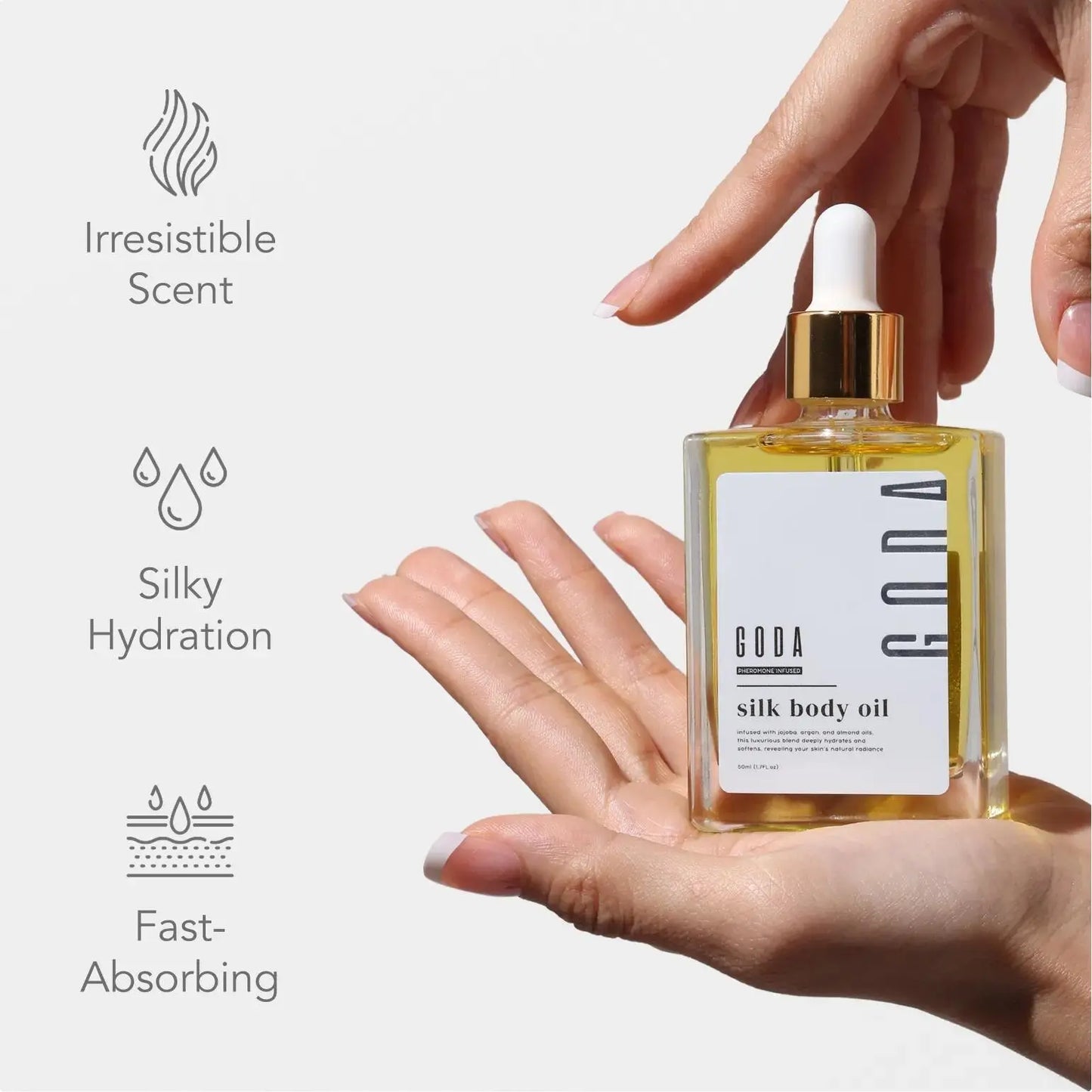 GODA Silk Body Oil ingredient and scent profile