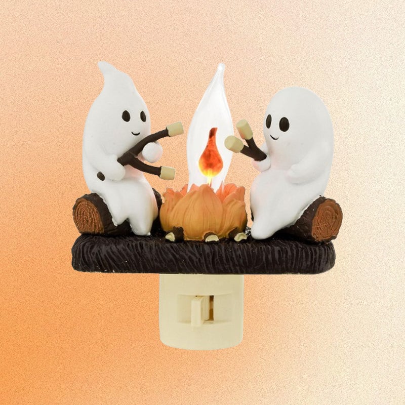 👻Ghost Campfire Flickering Nightlight🔥