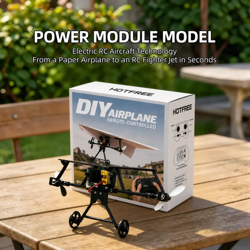 🛩️ Lumiivia™ Smart RC Paper Airplane Kit – DIY STEM Remote Control Flight Toy