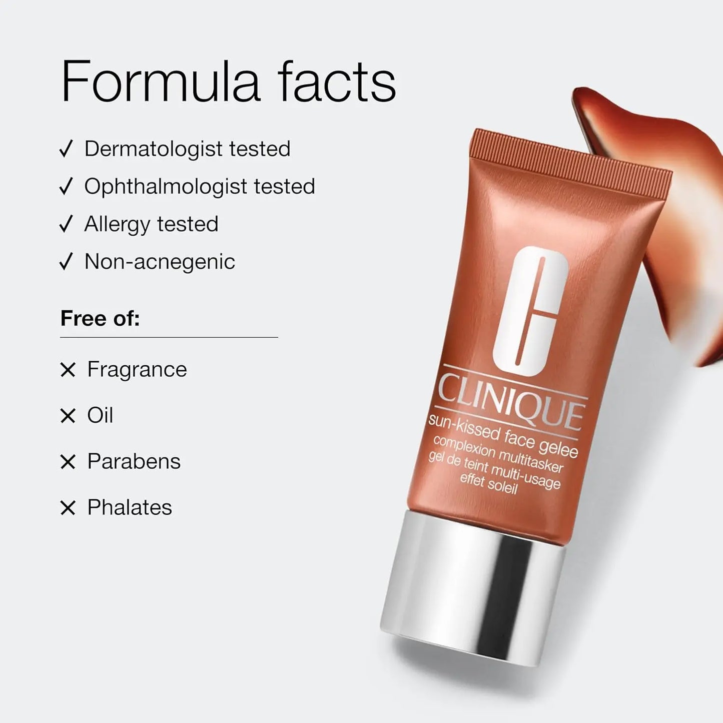 Clinique Sun-Kissed Face Gelee formula facts