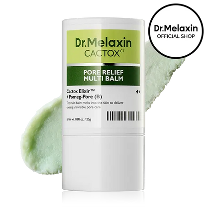 CACTOX PORE RELIEF MULTI BALM with Cactus Cooling Reduce Puffiness & Pore Tightening for Visible Pore Care Skin Repair