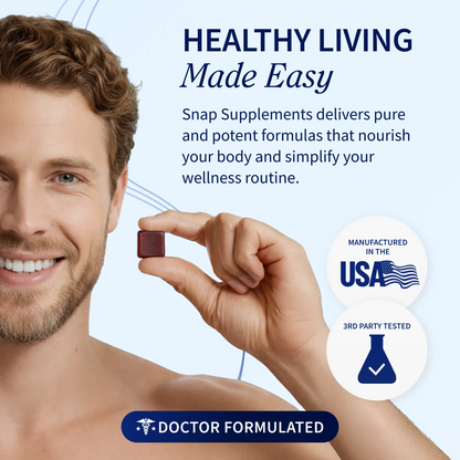 NEW! Prostate Health and Nitric Oxide Chews - Inflammation Support - Urinary & Bladder Function - Supports Blood Flow & Energy - Male Reproductive Health - Antioxidants - Supports Healthy DHT levels - Mixed Berry Flavor - Medicinal Mushrooms & Botanicals