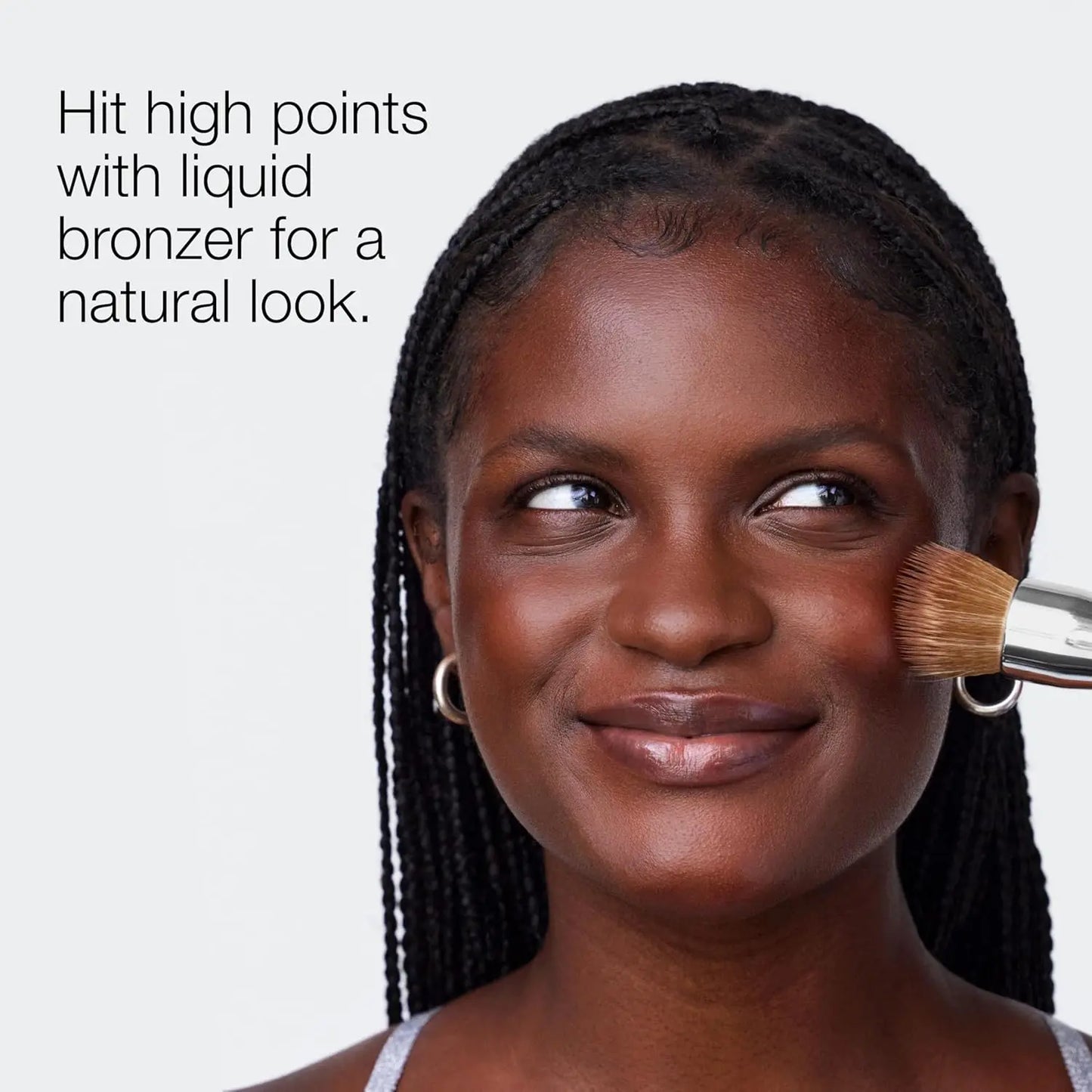 Clinique liquid bronzer natural look application