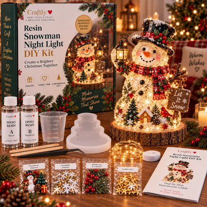 Frosty Snowman resin Christmas night light style