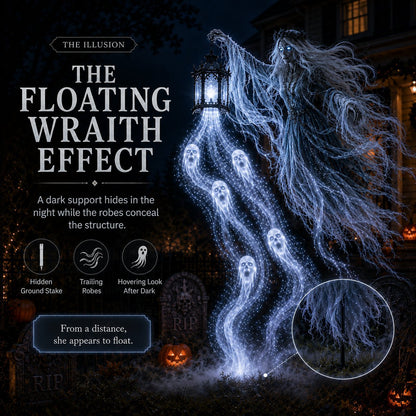 Wailing Wraith garden light detail 1