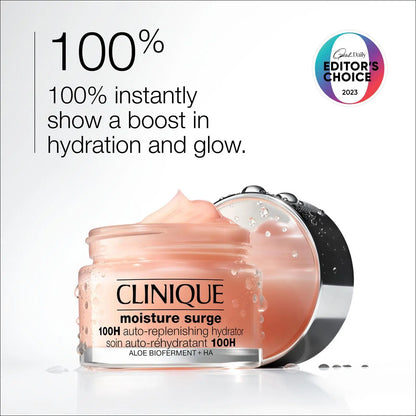 Clinique Moisture Surge 100H hydration results