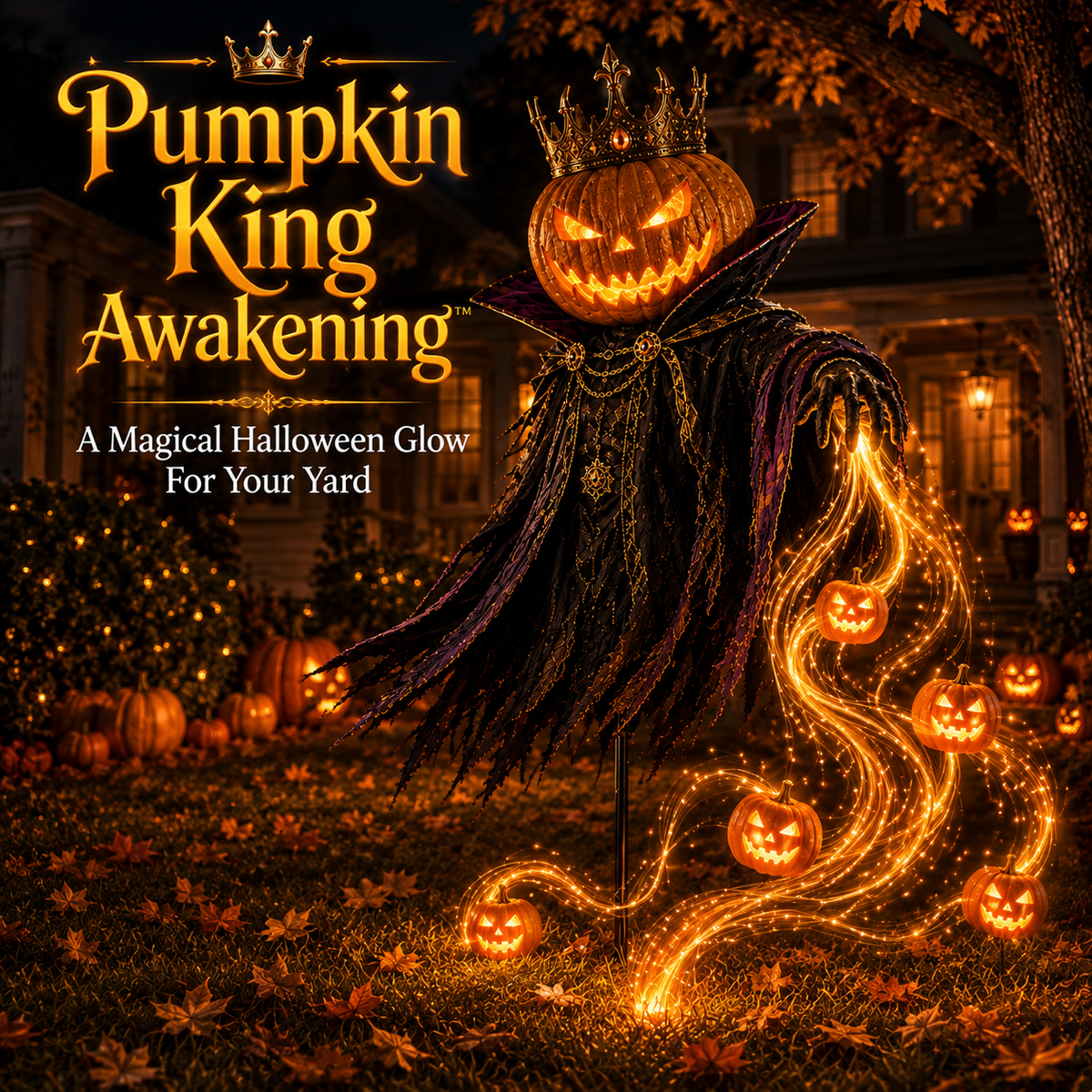 Pumpkin King garden light