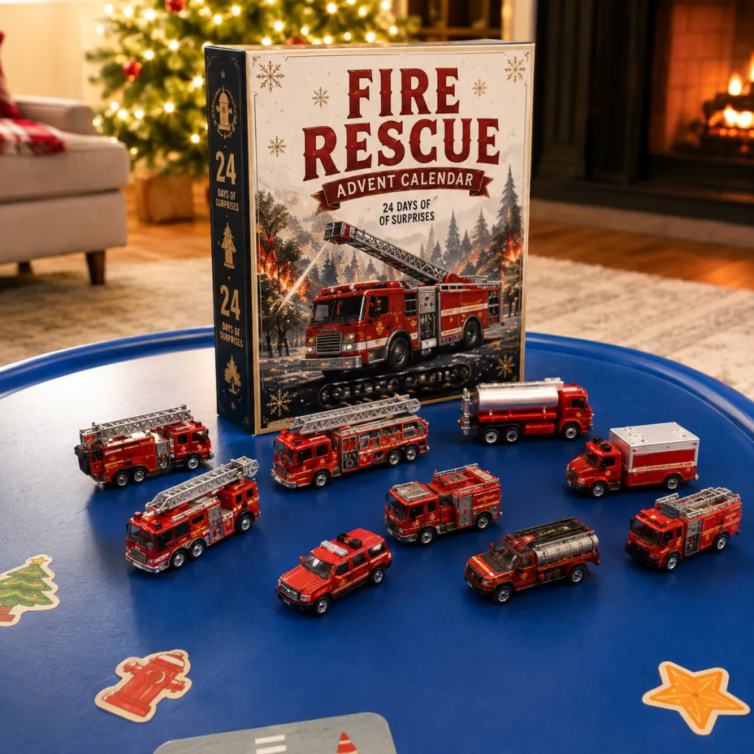 🚜Build the Fleet Collection 24-Day Vehicle Advent Calendar Series Christmas gifts