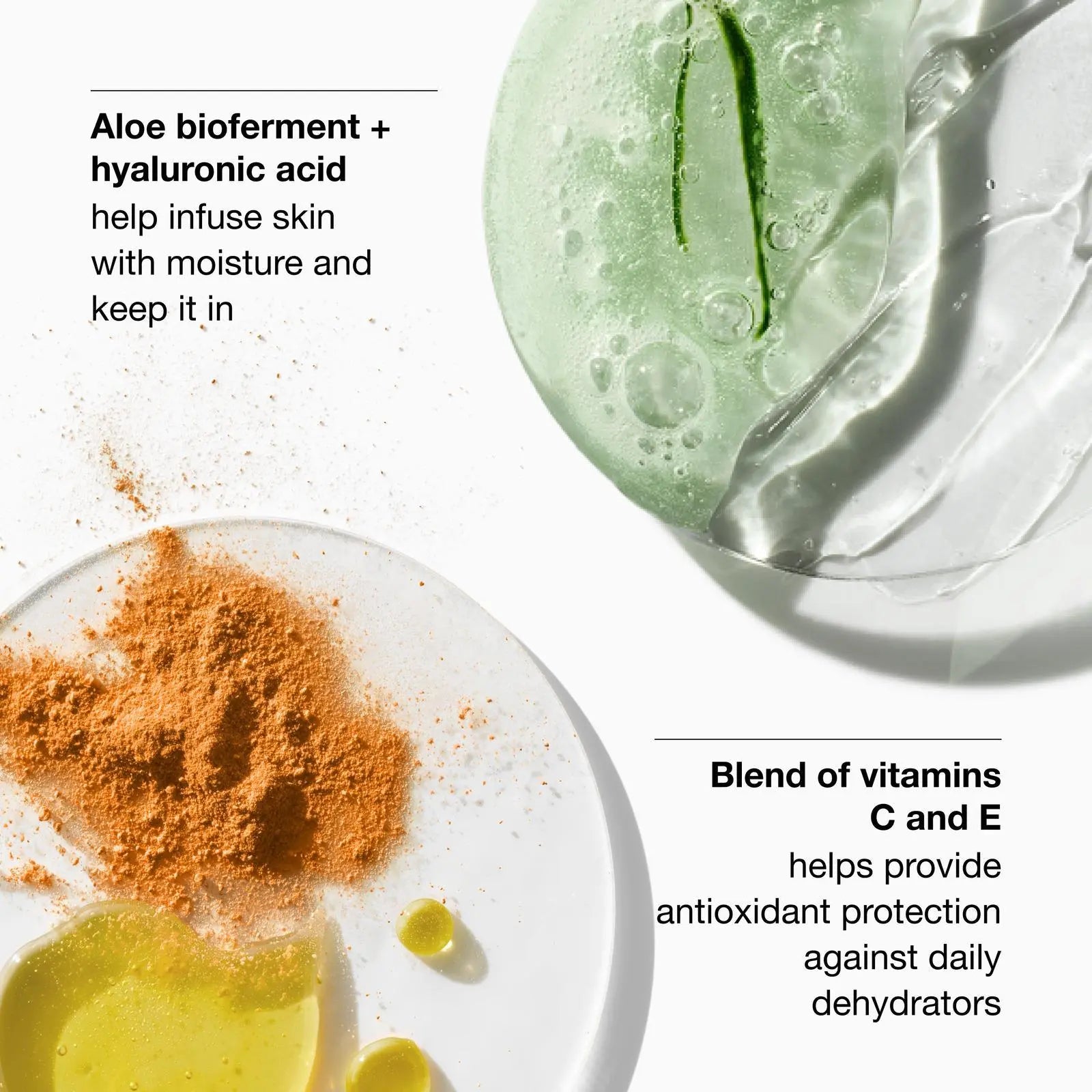 Clinique aloe bioferment hyaluronic acid ingredients