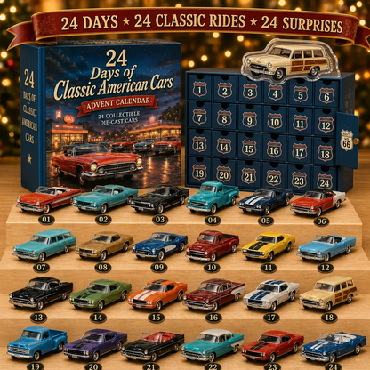 🚜Build the Fleet Collection 24-Day Vehicle Advent Calendar Series Christmas gifts