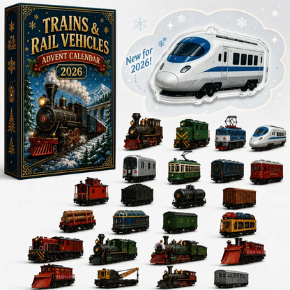 🚜Build the Fleet Collection 24-Day Vehicle Advent Calendar Series Christmas gifts