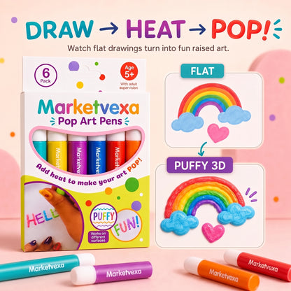 3D relief art pen set - image 3