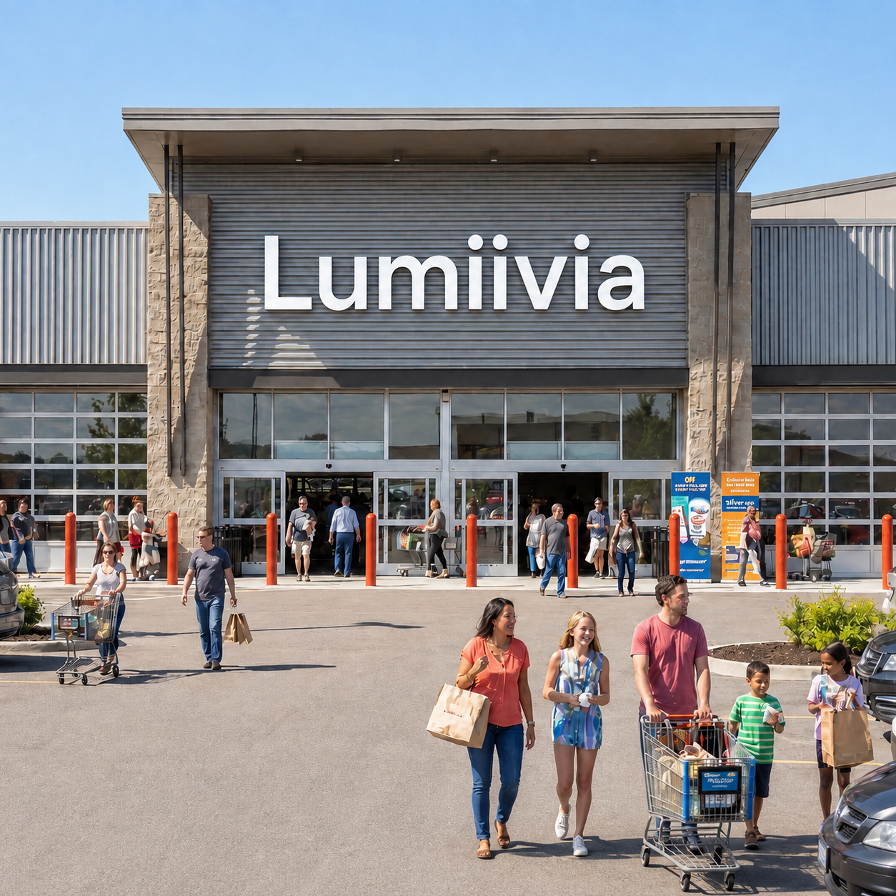Lumiivia storefront entrance