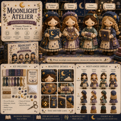 🎁Last Day Buy 2 Save 10%🧵 Tiny Worlds Collection – Patchwork DIY Kit Series