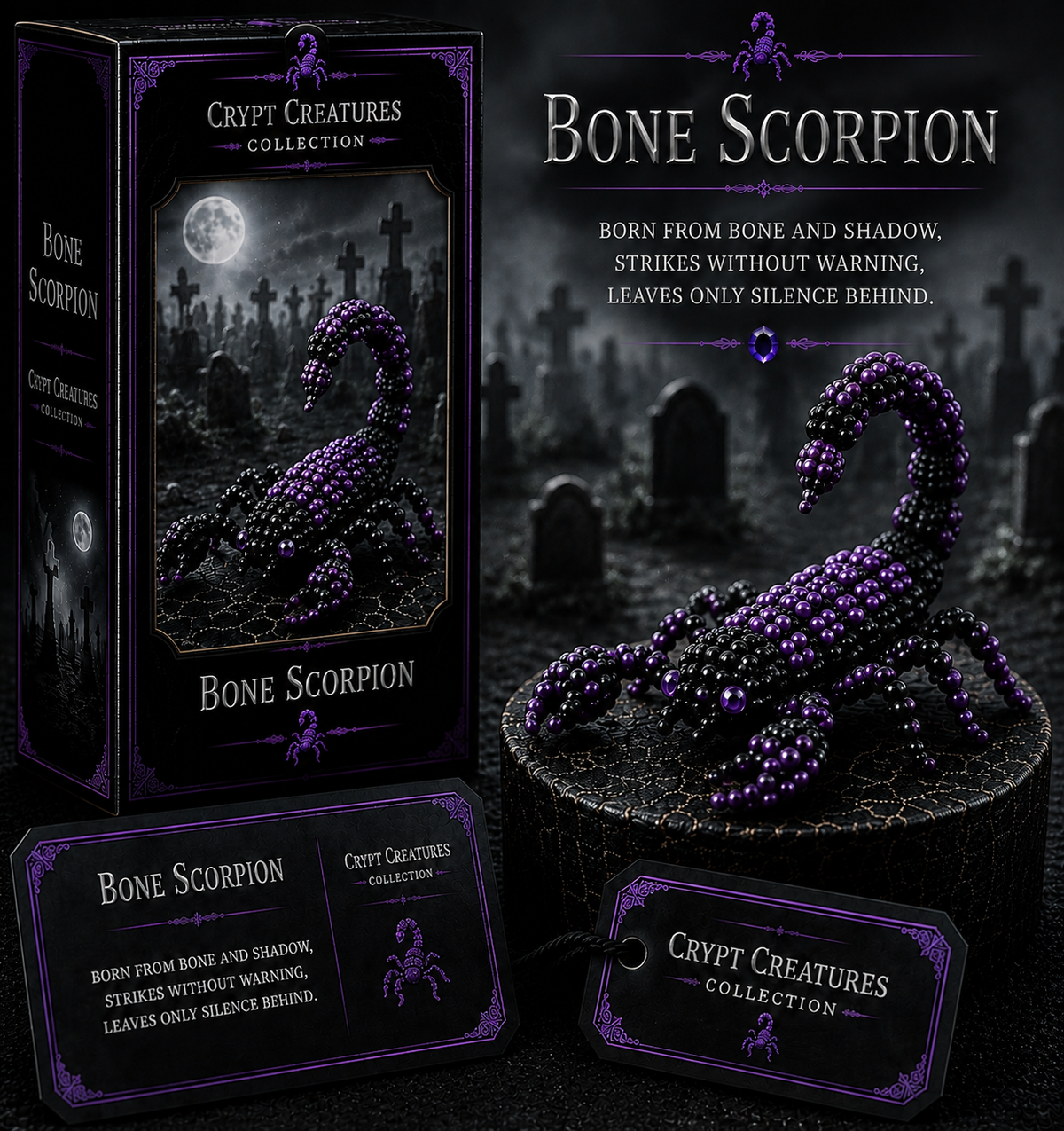 🔥LAST DAY： 🐈‍⬛ Create Your Own Crypt Creatures – 12 Dark Fantasy Collectibles!