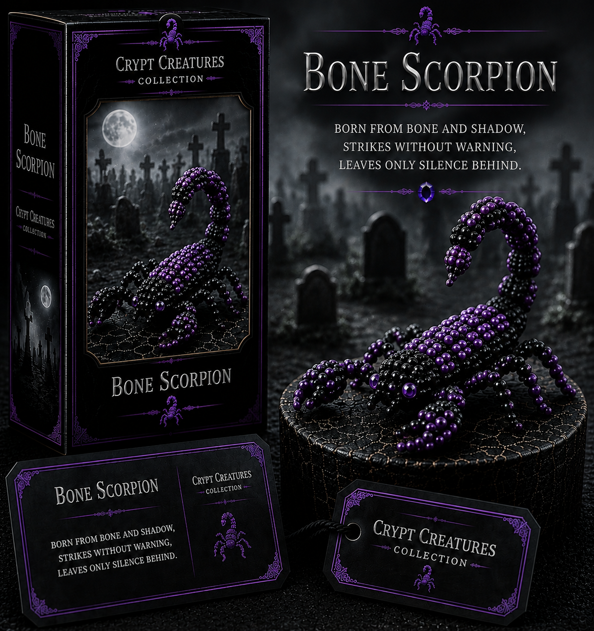 🔥LAST DAY： 🐈‍⬛ Create Your Own Crypt Creatures – 12 Dark Fantasy Collectibles!