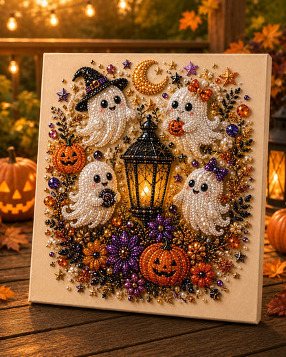 Lumiivia Halloween Pearl Art DIY Kit - 6 Spooky-Cute Designs