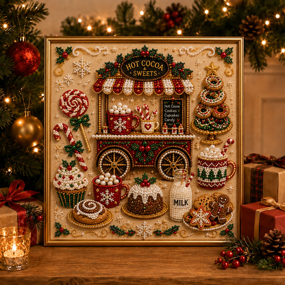🔥 Limited Time 50% OFF 🎄✨ Create Your Own 3D Pearl Christmas Wall Art – A Sparkling Handmade Holiday Decoration! 💎