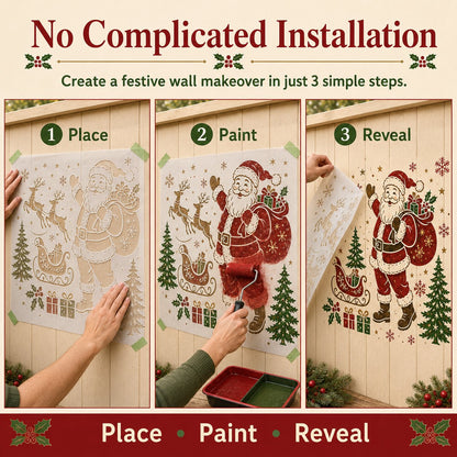 🌿 Garden Wall Stencil™ Collection – ✨ Make Your Walls Look Lively and Unique
