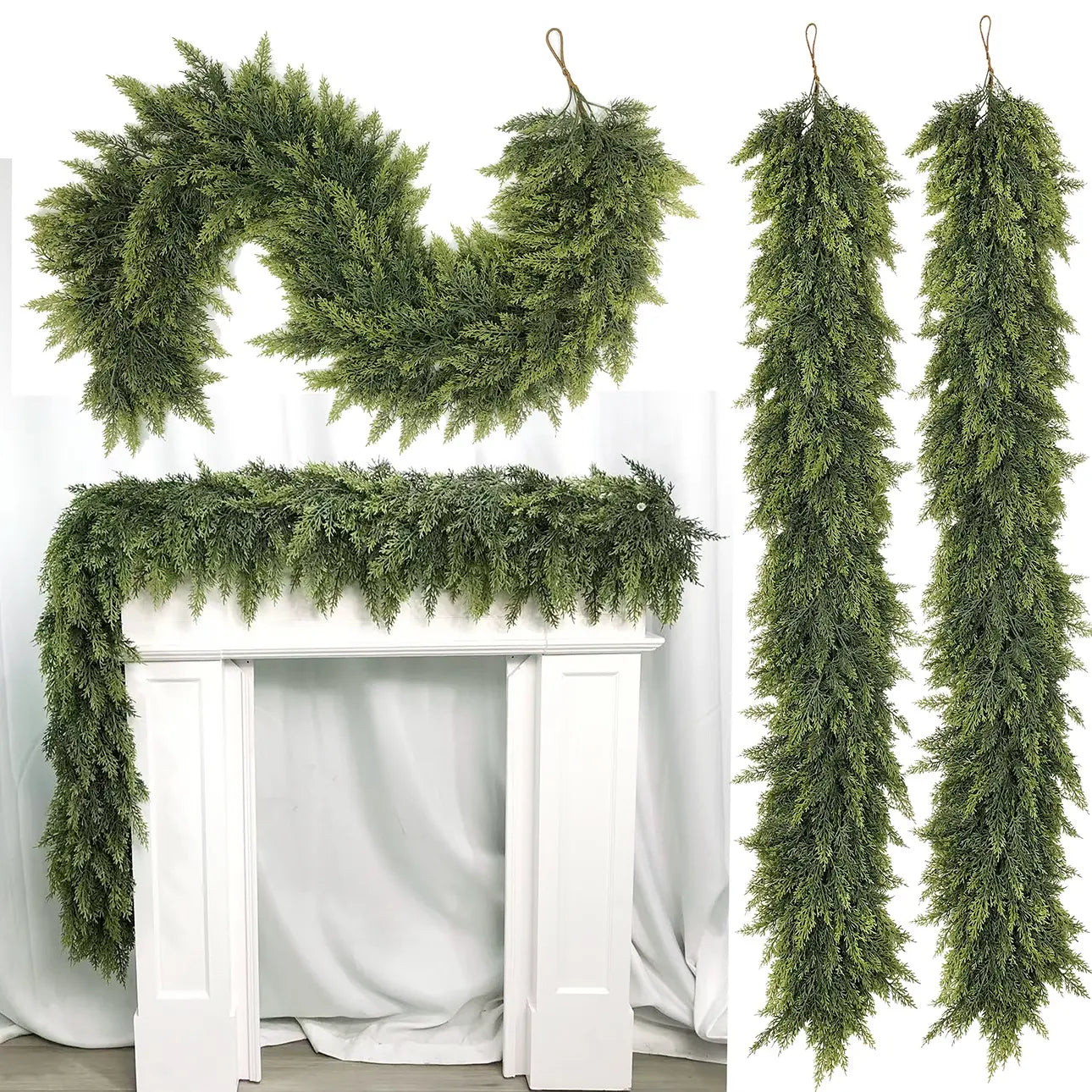 Premium Artificial Christmas Garland – Create a Warm & Cozy Holiday Home