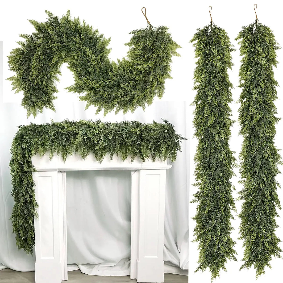 Premium Artificial Christmas Garland – Create a Warm & Cozy Holiday Home