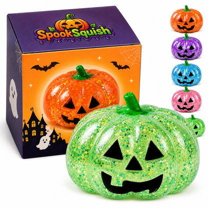 Slow Rebound Halloween Pumpkin Squishy Toy – Cute Stress Relief & Festive Decor