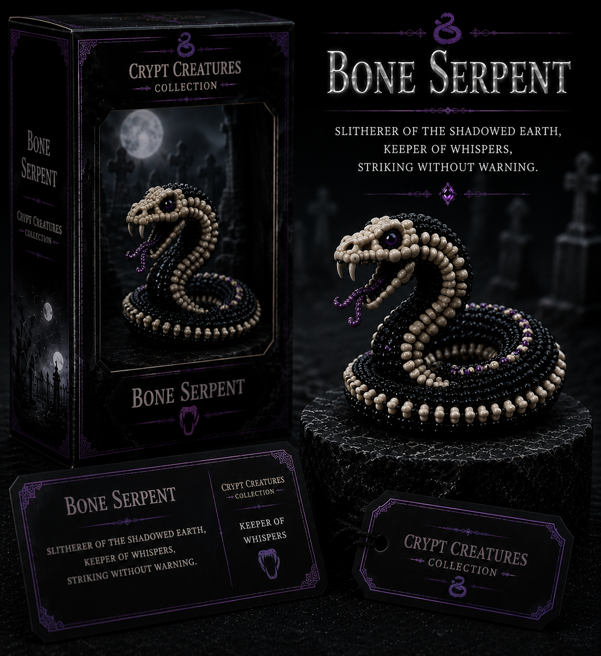🔥LAST DAY： 🐈‍⬛ Create Your Own Crypt Creatures – 12 Dark Fantasy Collectibles!