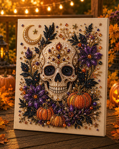 Lumiivia Halloween Pearl Art DIY Kit - 6 Spooky-Cute Designs