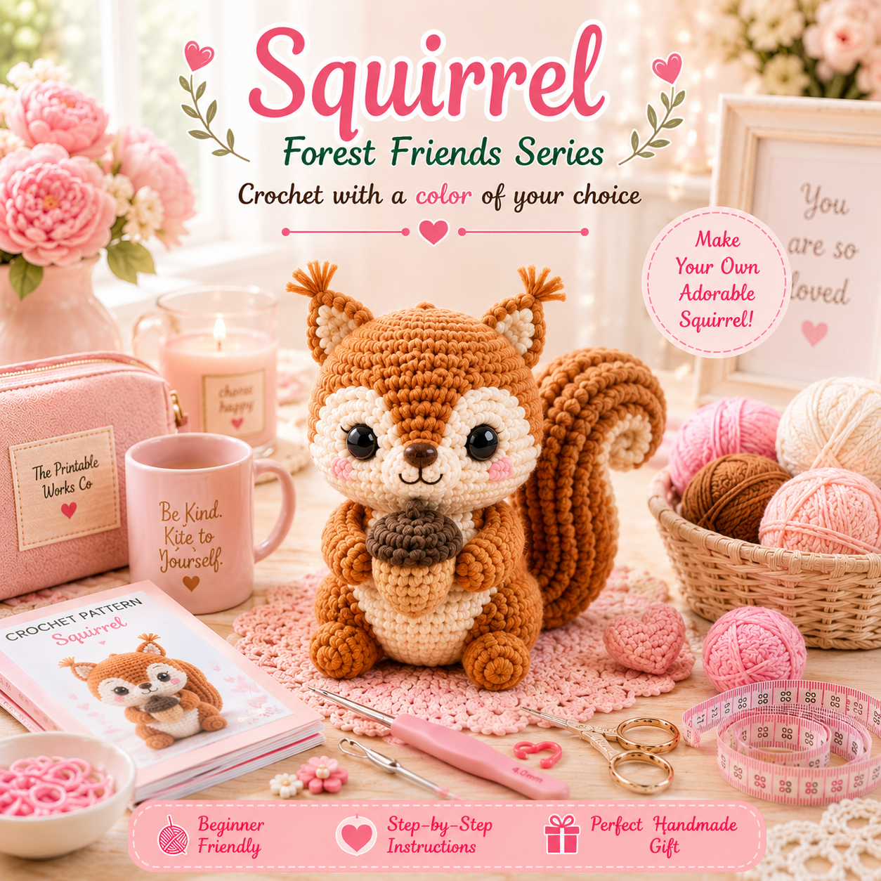 🌸 Forest Friends Crochet Collection™🔥Last 12 hours🔥🎁For Your Family❤