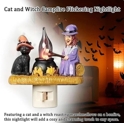 👻Ghost Campfire Flickering Nightlight🔥