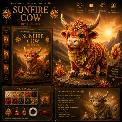 🔥 Mythical Highland 3D Beaded Animal DIY Kit Collection