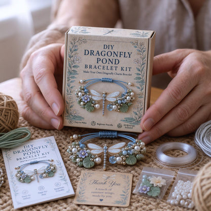 🔥50% Off Last Day - -🦋🌼Enchanted Garden Charm Bracelet DIY Kit Series✨🐝🐞