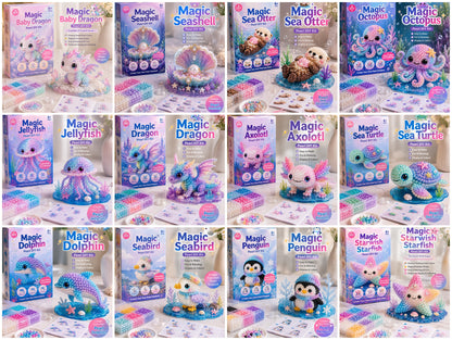 Lumiivia Magical Ocean Friends Pearl DIY Kit - 12 Designs to Create & Collect