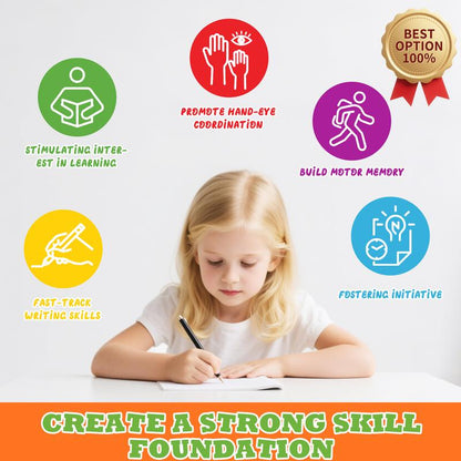 Kids Practice Copybook Set – 4-in-1 Handwriting & Tracing Workbooks for Early Learners ✏️📚