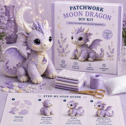 DIY Patchwork Dragon Kit – Craft Your Own Magical Collectible Dragon Plush🔥Last 4 hours🔥🎁For Your Family❤