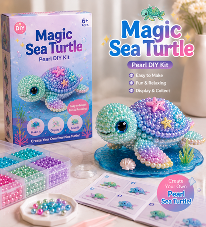 Lumiivia Magical Ocean Friends Pearl DIY Kit - 12 Designs to Create & Collect