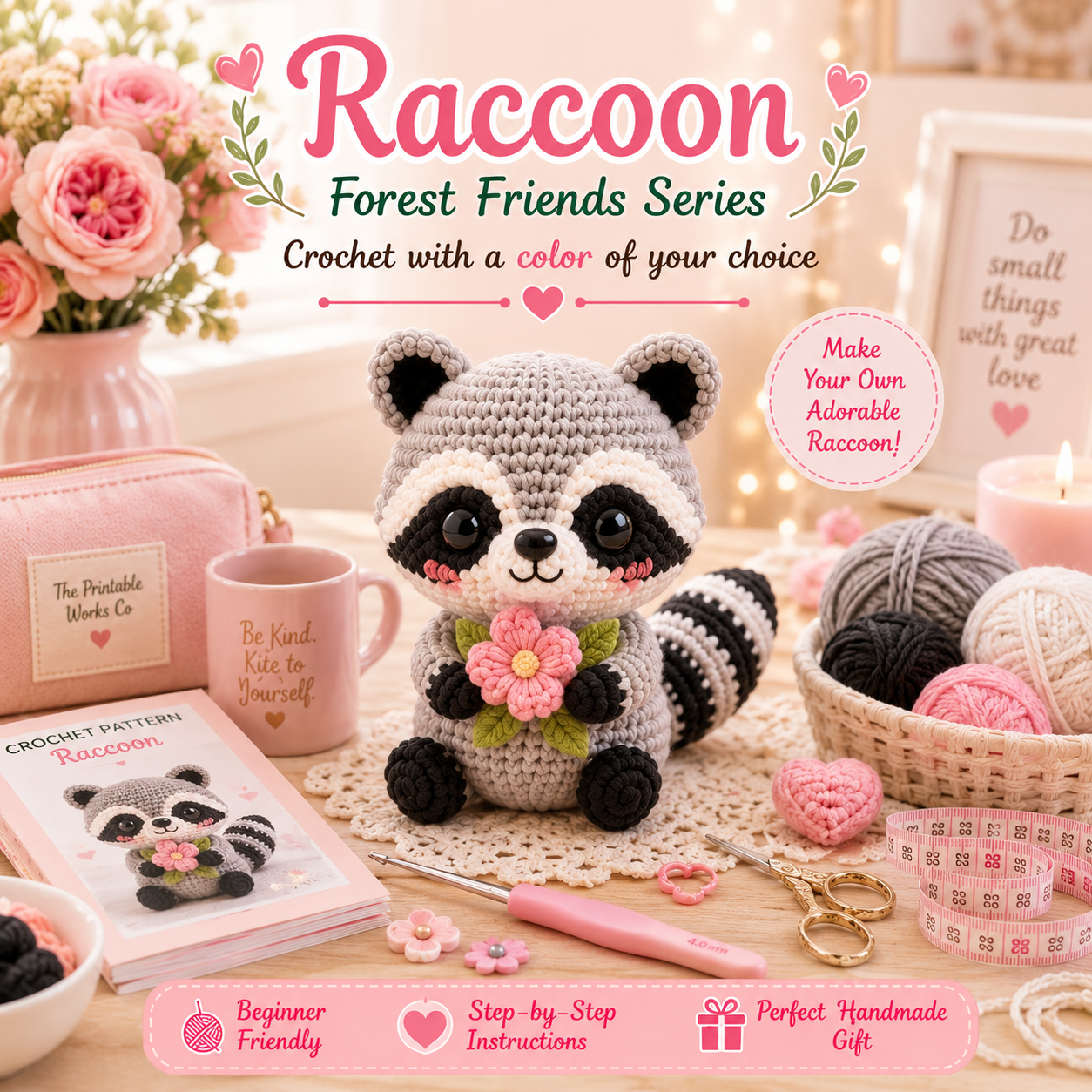 🌸 Forest Friends Crochet Collection™🔥Last 12 hours🔥🎁For Your Family❤