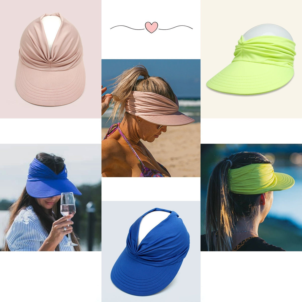 Women's UPF 50+ UV Protection Sun Visor Hat for Cool Summer Outdoor Activities
