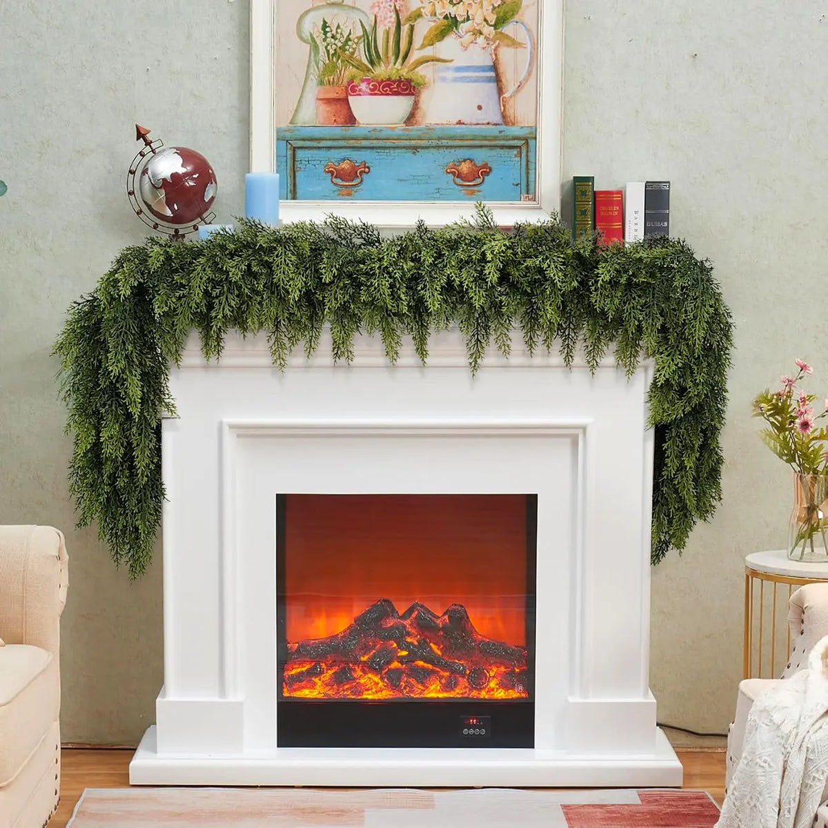 Premium Artificial Christmas Garland – Create a Warm & Cozy Holiday Home