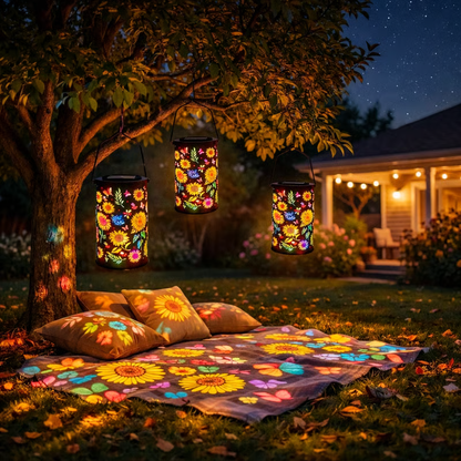 🔥2026 Spring Special Offer 49% OFF✨🌞Colorful Sunflower Glow Solar Garden