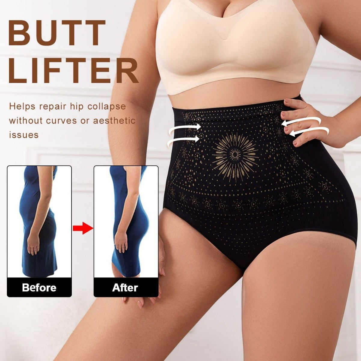 🌸 4-in-1 Shaping and Fat-Burning Microfiber Shorts
