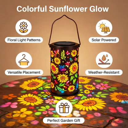 🔥2026 Spring Special Offer 49% OFF✨🌞Colorful Sunflower Glow Solar Garden