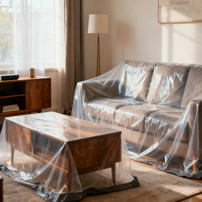 2-Pack Clear Outdoor Protection Cover | Waterproof Heavy Duty Tarp For Patio, Garden & Storage