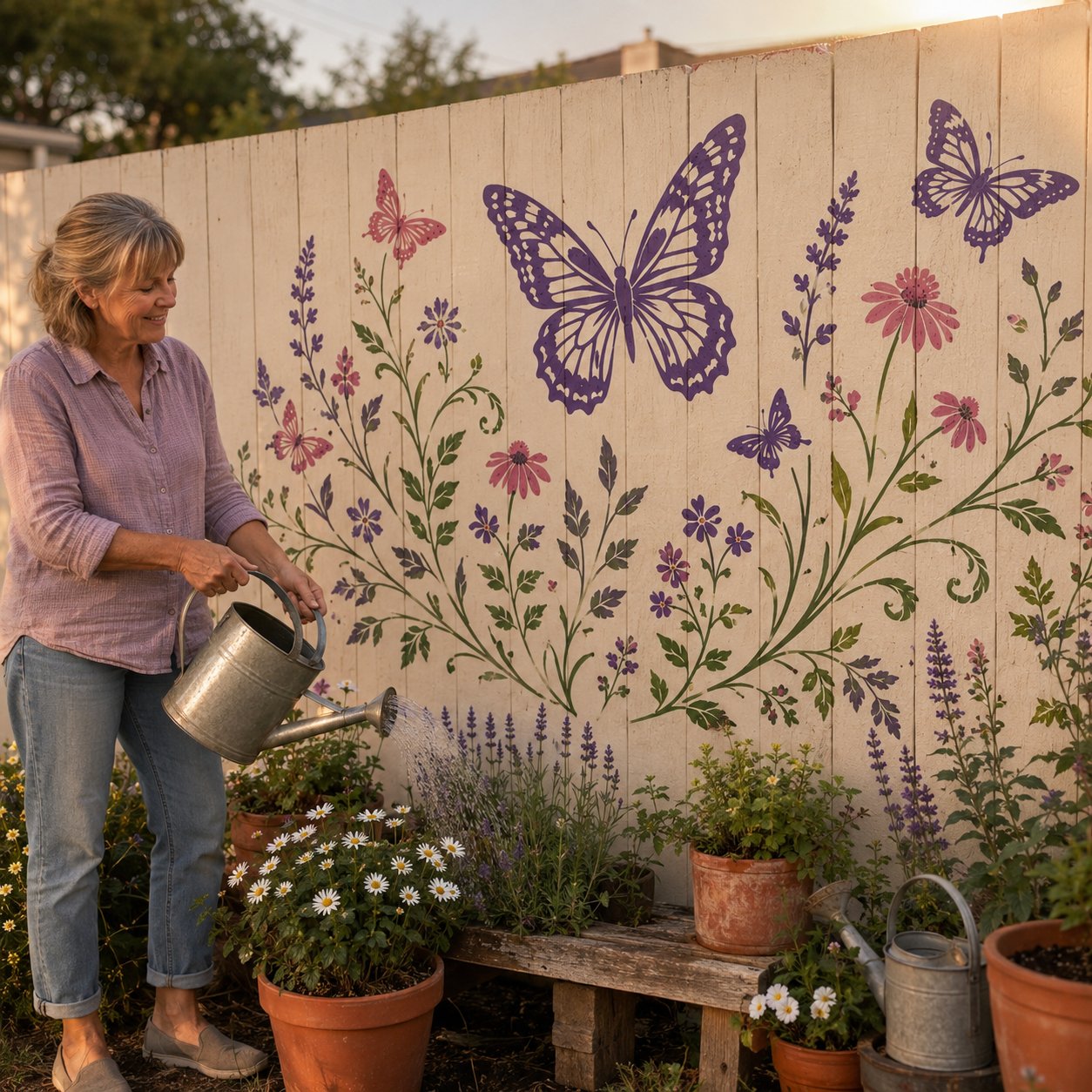 🌿 Garden Wall Stencil™ Collection – ✨ Make Your Walls Look Lively and Unique