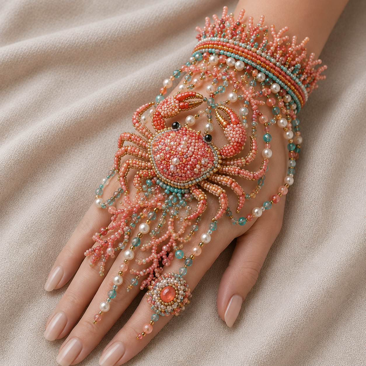 🔥Last Day 🌊 DIY Ocean Beaded Bracelet Kit – Create Your Own Sea-Inspired Jewelry ✨