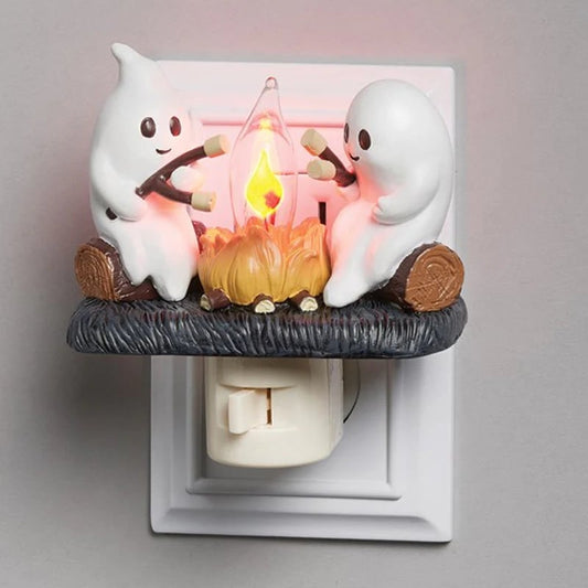 👻Ghost Campfire Flickering Nightlight🔥