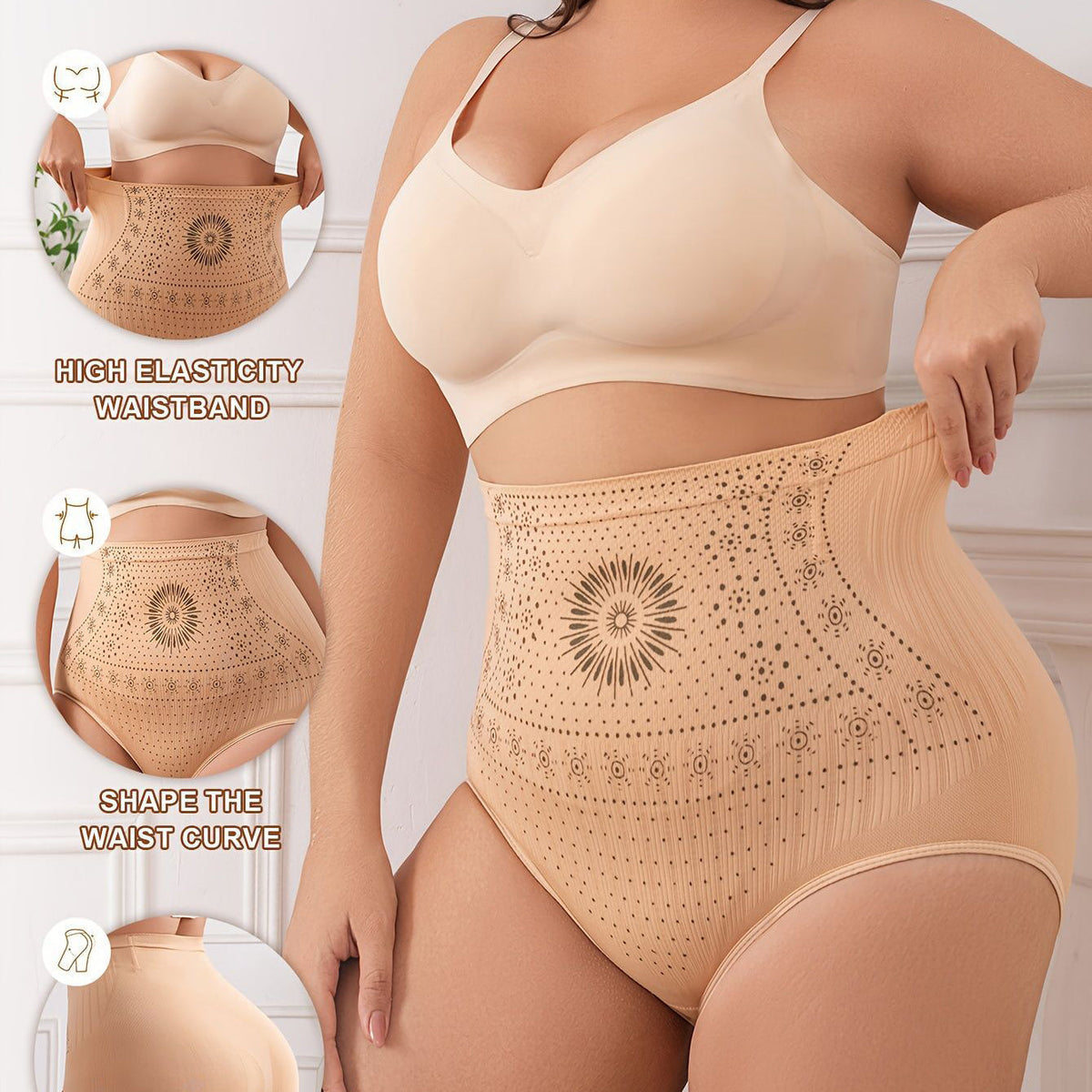 🌸 4-in-1 Shaping and Fat-Burning Microfiber Shorts