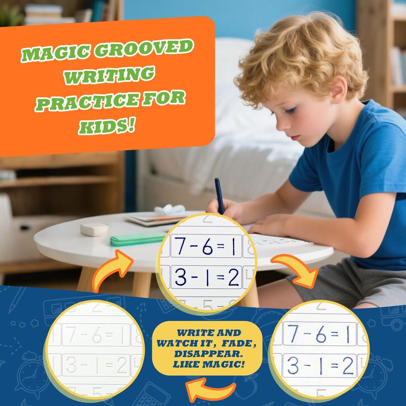 Kids Practice Copybook Set – 4-in-1 Handwriting & Tracing Workbooks for Early Learners ✏️📚
