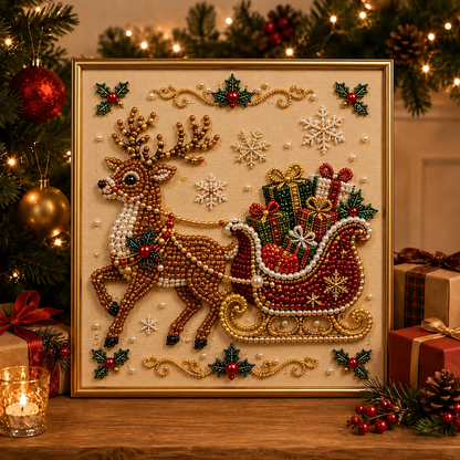 🔥 Limited Time 50% OFF 🎄✨ Create Your Own 3D Pearl Christmas Wall Art – A Sparkling Handmade Holiday Decoration! 💎
