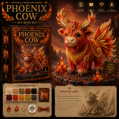 🔥 Mythical Highland 3D Beaded Animal DIY Kit Collection